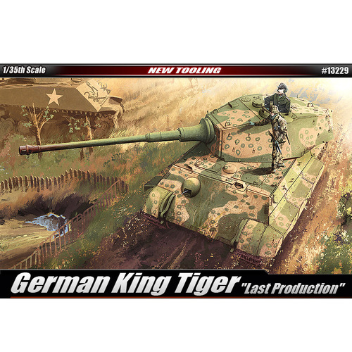 1/35 킹 타이거 &quot;최후기형&quot; German King Tiger &quot;Last Production&quot;(13229)(벌크)