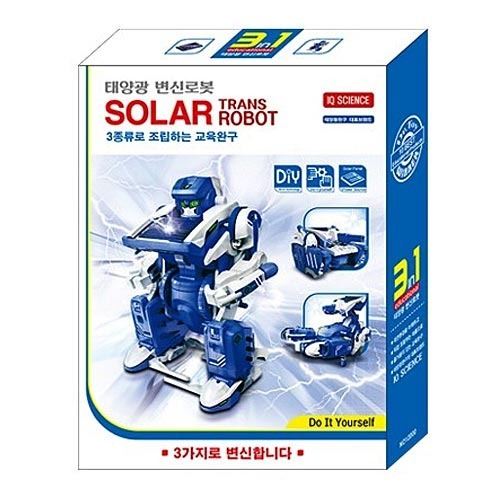 태양광 변신로봇(3종류로 조립하는 교육완구)