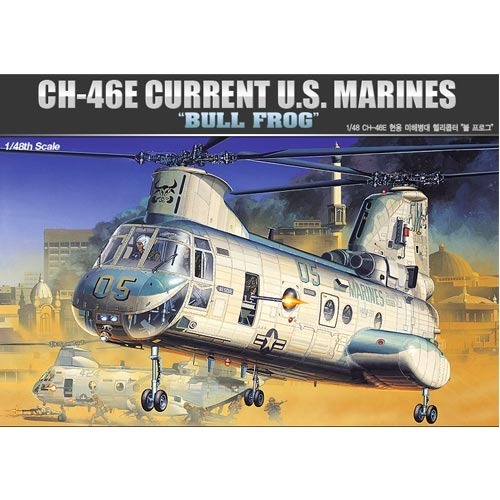 1/48 CH-46E 현용 미해병대 헬리콥터(불 프로그)(12283)
