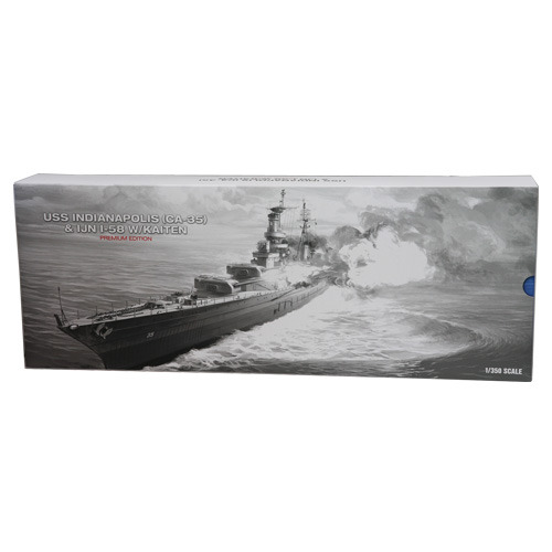 1/350 미해군 순양함 인디아나폴리스 프리미엄 에디션 키트 (일본 잠수함 I-58 포함) (14113)